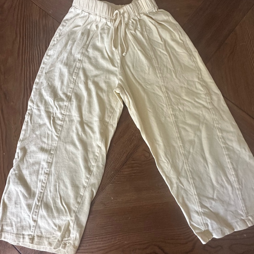 Kids Light Yellow Pants